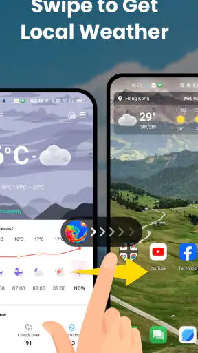 Hi Weather Launcher-Live Radar screenshot