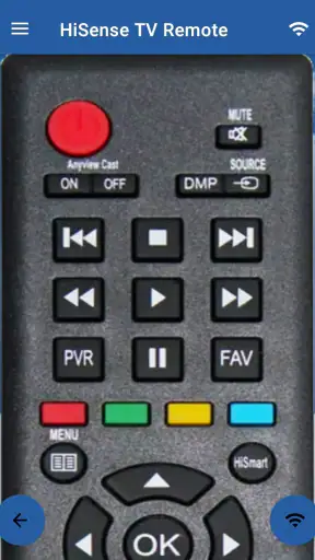 HiSense Smart TV Remote screenshot