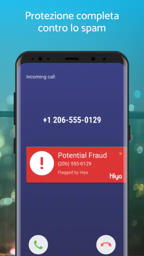 Hiya: blocco e ID chiamante screenshot