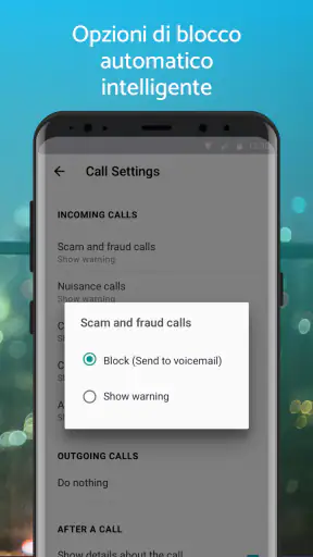 Hiya: blocco e ID chiamante screenshot