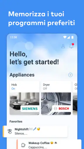 Home Connect screenshot