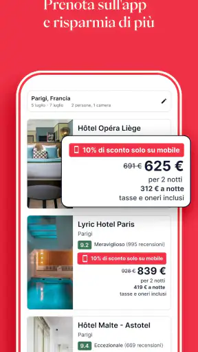 Hotels.com: Prenota Hotel screenshot