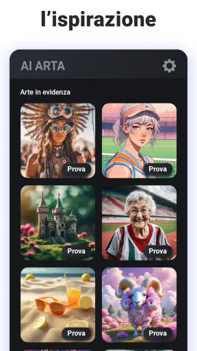 IA ARTA - Generatore di arte screenshot