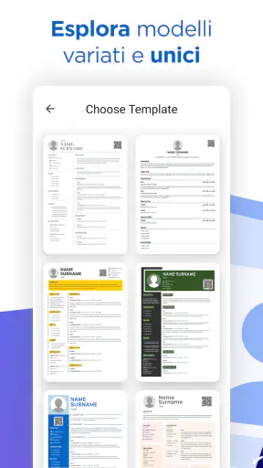 IA Creare Curriculum CV PDF screenshot