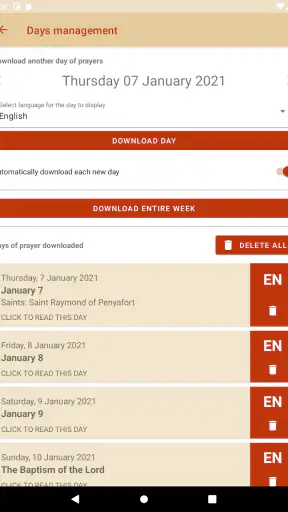 iBreviary screenshot