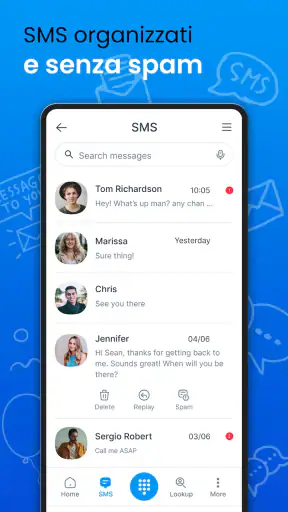 IDCaller Eyecon e blocco spam screenshot