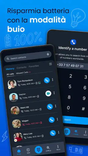 IDCaller Eyecon e blocco spam screenshot