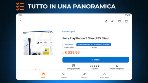 idealo: confronta prezzi screenshot