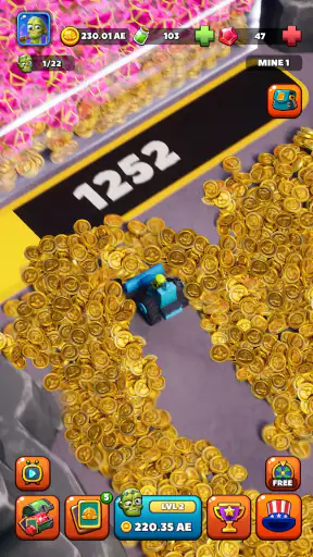 Idle Zombie Miner: Oro e soldi screenshot
