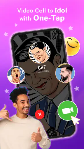 Idol Prank Video, Call & Chat screenshot