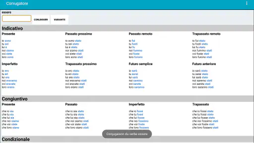 Il Coniugatore screenshot