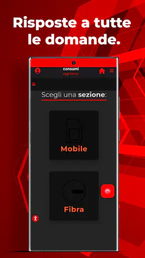 iliad area personale : Mobile screenshot