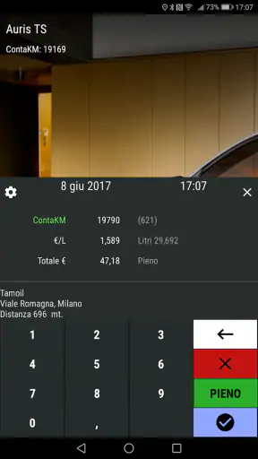 IlPieno2: La mia auto screenshot