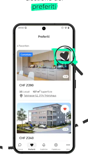 ImmoScout24 Svizzera screenshot