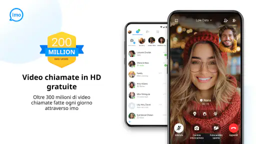 imo video chiamate screenshot