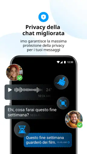 imo video chiamate screenshot