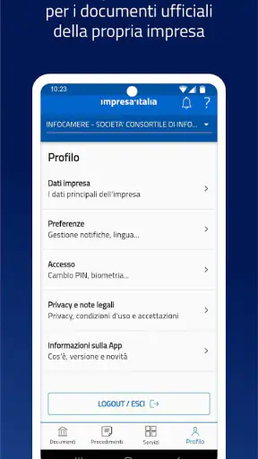 impresa italia screenshot