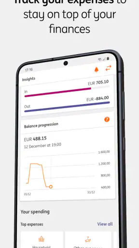 ING Banking screenshot