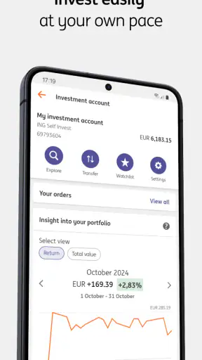 ING Banking screenshot