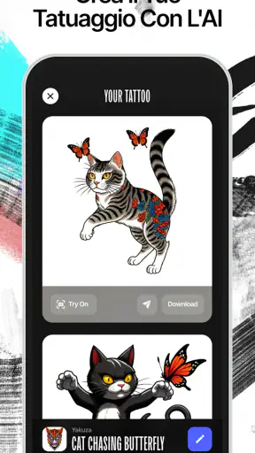 Ink AI: Prova e Crea Tatuaggi screenshot