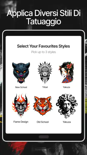 Ink AI: Prova e Crea Tatuaggi screenshot