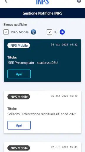 INPS Mobile screenshot