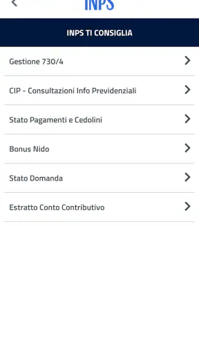 INPS Mobile screenshot