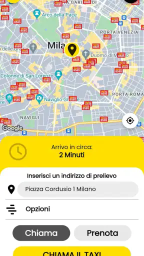 inTaxi, in taxi in Italia screenshot