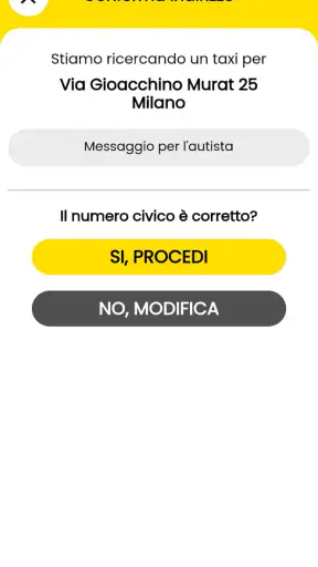 inTaxi, in taxi in Italia screenshot