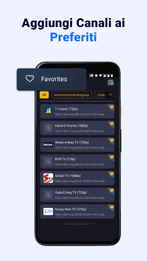 IPTV Player: Guarda TV Diretta screenshot