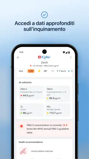 IQAir AirVisual | Qualità aria screenshot