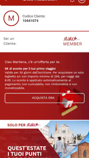 Italo Treno screenshot