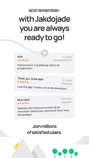 Jakdojade: public transport screenshot