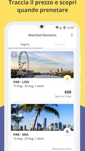 Jetcost: voli, hotel, auto screenshot