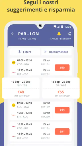 Jetcost: voli, hotel, auto screenshot