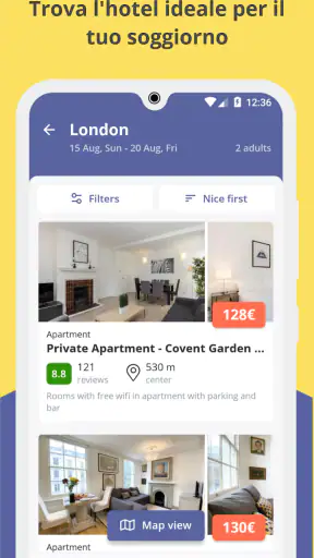 Jetcost: voli, hotel, auto screenshot