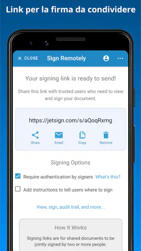 JetSign: Compila e firma PDF screenshot