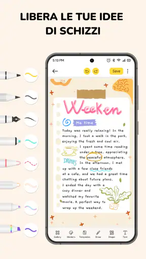 Journal & Note: Blocco Note screenshot