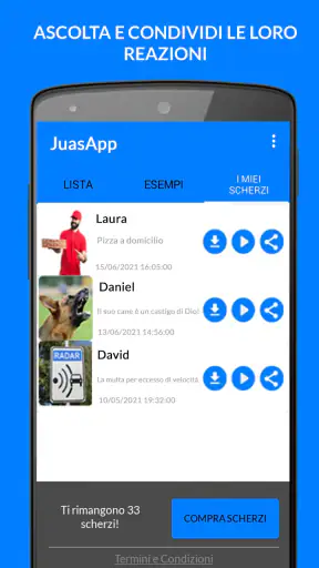 JuasApp - Scherzi Telefonici screenshot