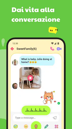 JusTalk Kids Messenger screenshot