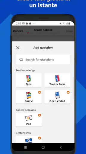 Kahoot! Gioca e crea quiz screenshot