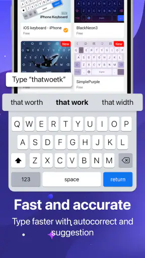 Keyboard OS 18 - Emojis screenshot