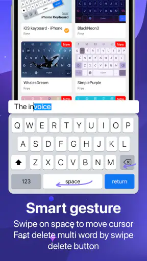Keyboard OS 18 - Emojis screenshot
