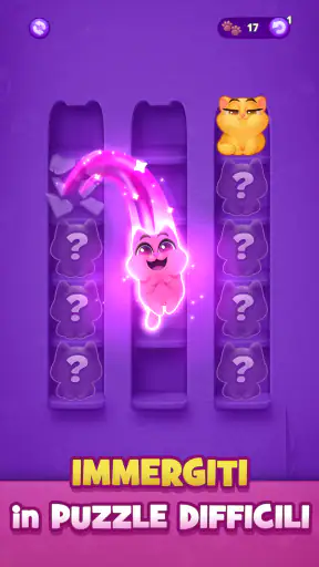 Kitty Sort: Twisted Tails screenshot