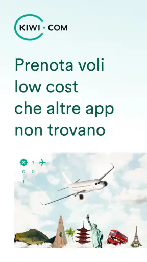 Kiwi.com - Prenota voli aerei screenshot