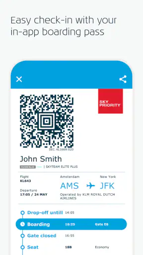 KLM - Prenoti un volo screenshot