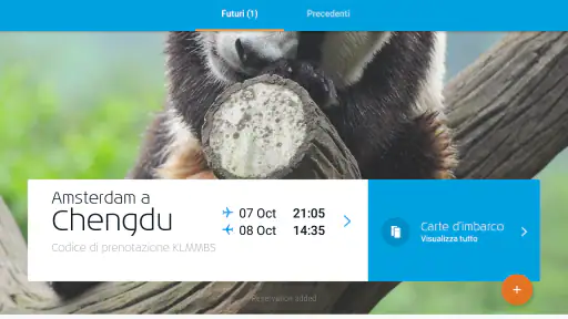 KLM - Prenoti un volo screenshot