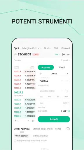 KuCoin: compra BTC e crypto screenshot