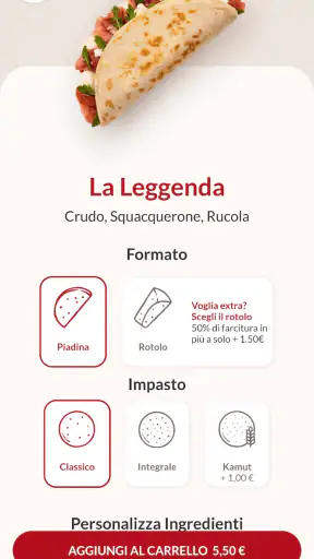 LA Piadineria screenshot