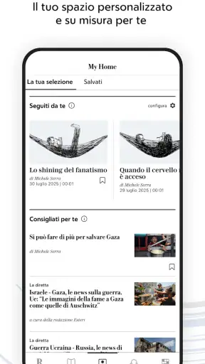 la Repubblica - news online screenshot